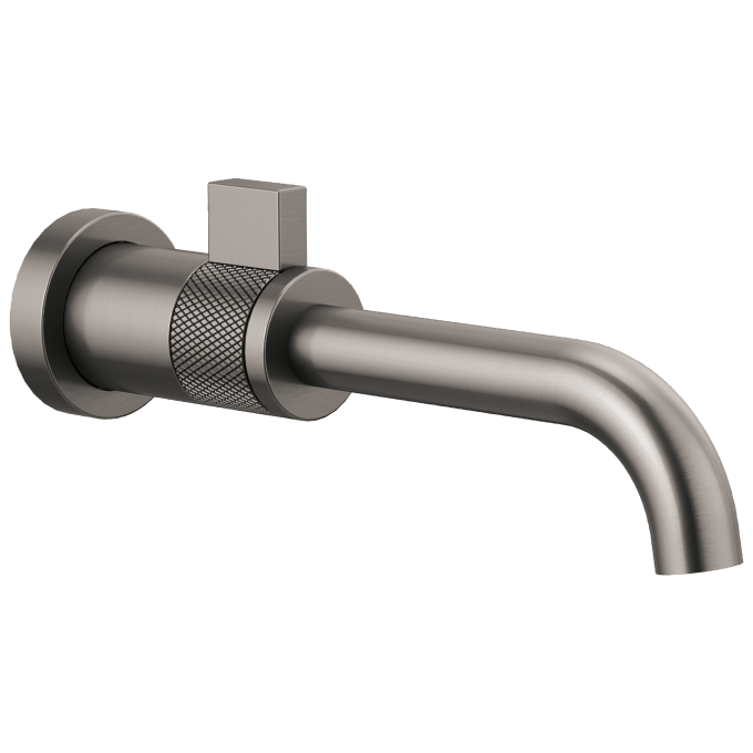BRIZO Litze Single-Handle Wall Mount Lavatory Faucet 1.5 GPM — Luxe Steel