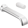BRIZO Allaria Two-Hole, Single-Handle Wall Mount Lavatory Faucet - Less Handle 1.2 GPM — Chrome