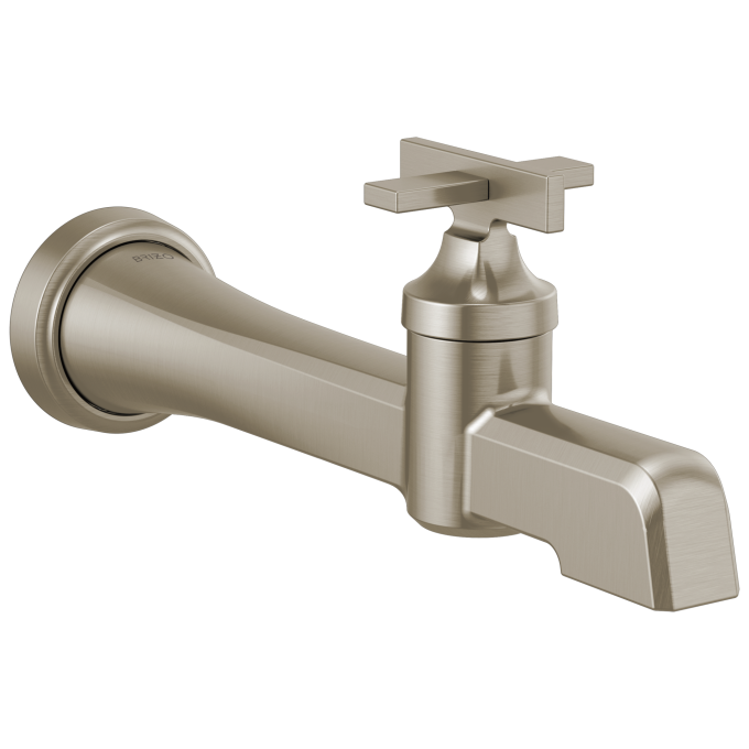 BRIZO Levoir Single-Handle Wall Mount Lavatory Faucet 1.2 GPM — Luxe Nickel