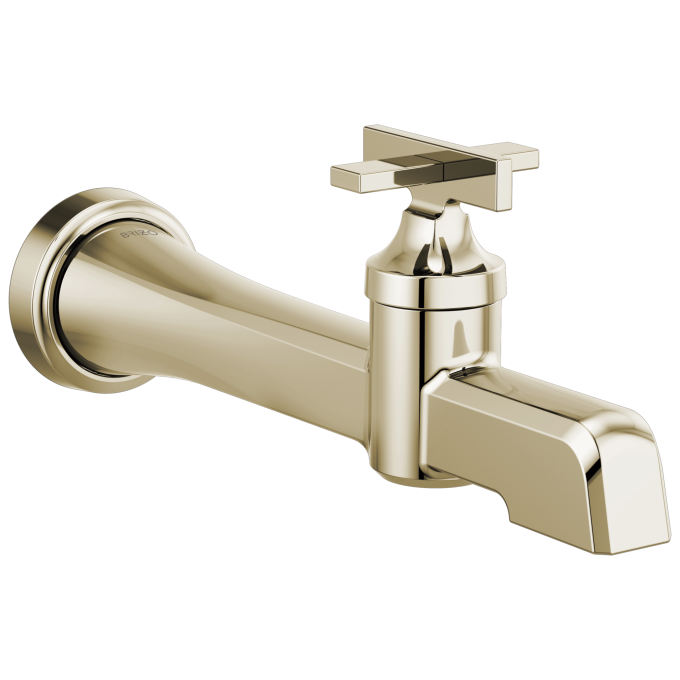 BRIZO Levoir Single-Handle Wall Mount Lavatory Faucet 1.2 GPM — Polished Nickel
