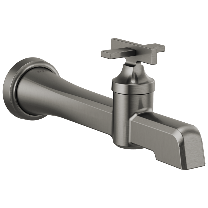 BRIZO Levoir Single-Handle Wall Mount Lavatory Faucet 1.5 GPM — Luxe Steel
