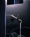 BRIZO Levoir Single-Handle Wall Mount Lavatory Faucet 1.5 GPM — Luxe Steel
