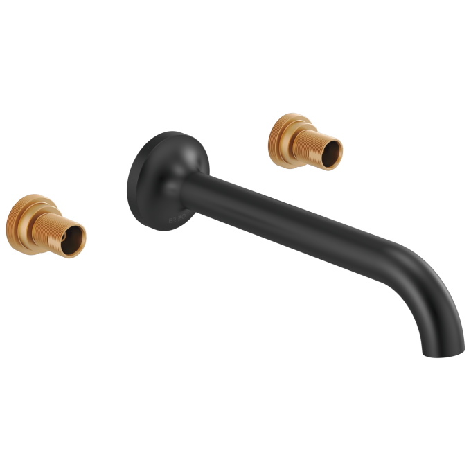 BRIZO Jason Wu for BRIZO Widespread Lavatory Faucet - Less Handles 1.2 GPM — Matte Black
