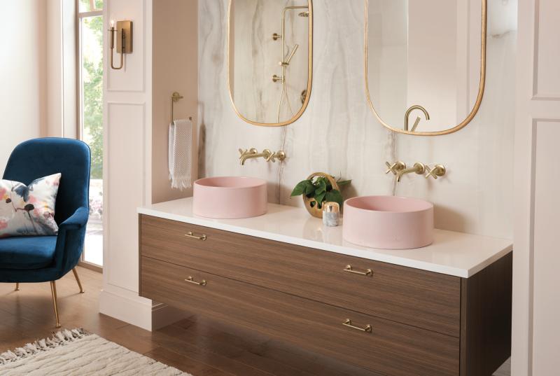 BRIZO Odin Drawer Pull — Luxe Gold