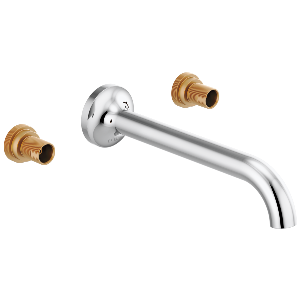 BRIZO Odin Two-Handle Wall Mount Lavatory Faucet - Less Handles — Chrome