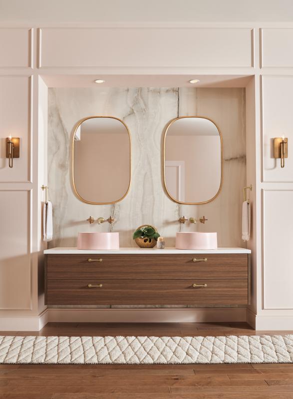 BRIZO Odin Drawer Pull — Luxe Gold