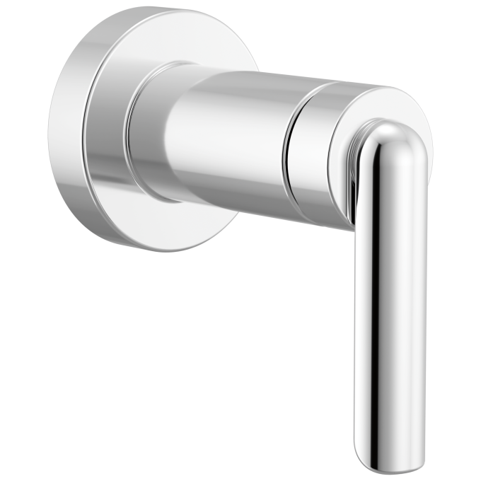 BRIZO Roccesco Sensori Volume Control Trim with Bent Lever Handle — Chrome