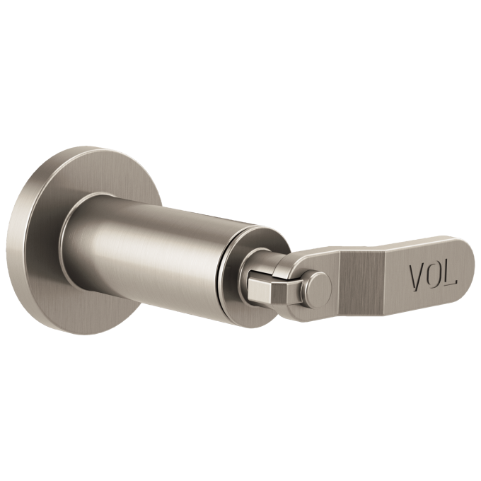 BRIZO Litze Sensori Volume Control Trim - Industrial Lever — Luxe Nickel