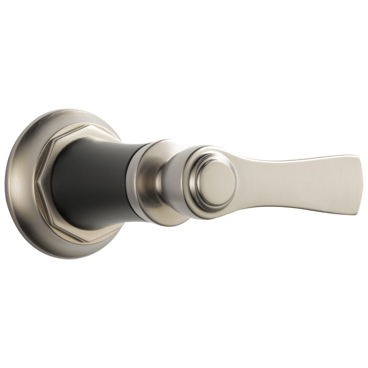 BRIZO Rook Sensori Volume Control Trim - Lever — Luxe Nickel  /Matte Black