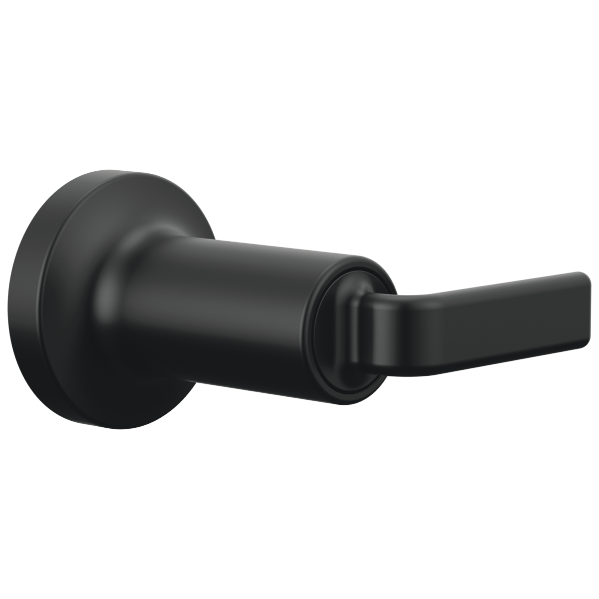 BRIZO Allaria Sensori Volume Control Trim with Twist Lever Handle — Matte Black