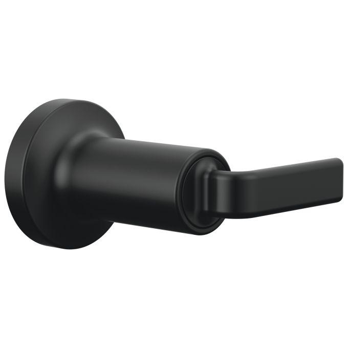BRIZO Allaria Sensori Volume Control Trim with Twist Lever Handle — Matte Black