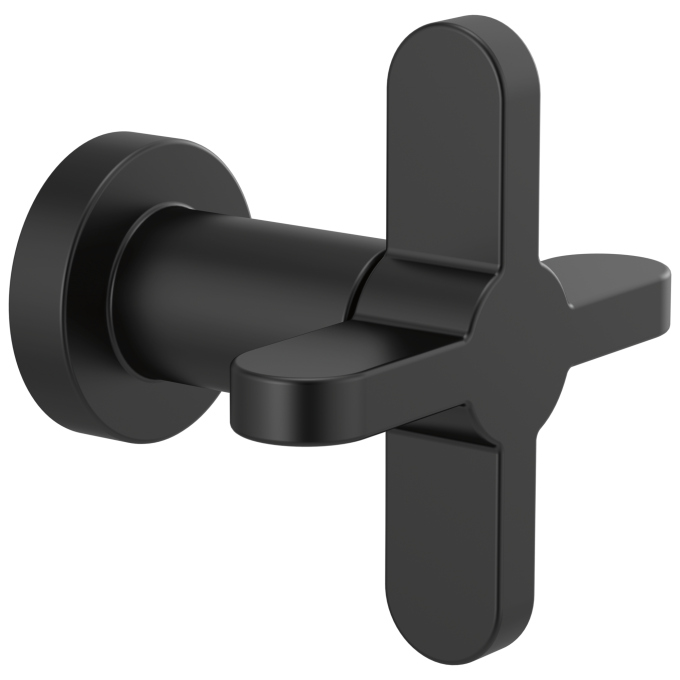 BRIZO Jason Wu for BRIZO Sensori Volume Control with Cross Handle — Matte Black