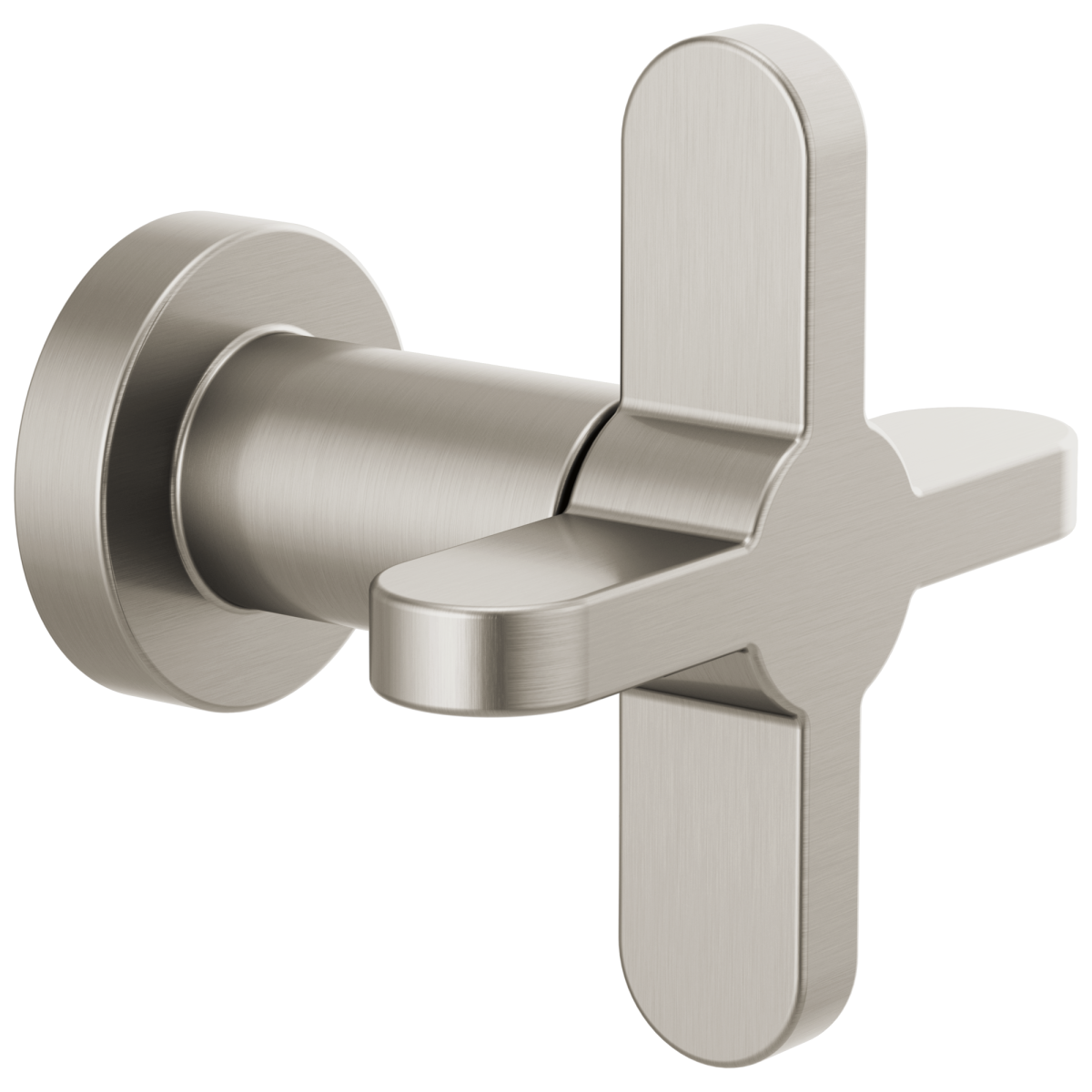 BRIZO Odin Sensori Volume Control with Cross Handle — Brushed Nickel