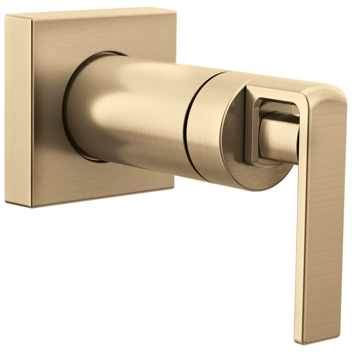 BRIZO Frank Lloyd Wright Sensori Volume Control Trim With Gap Lever Handle — Luxe Gold