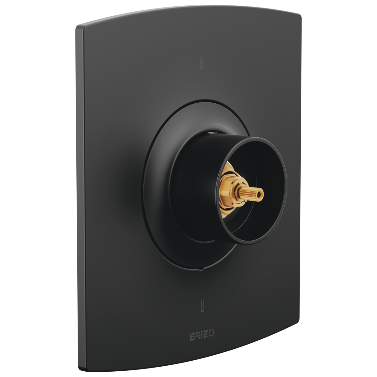 BRIZO Kintsu Sensori Thermostatic Valve Trim - Less Handles — Matte Black