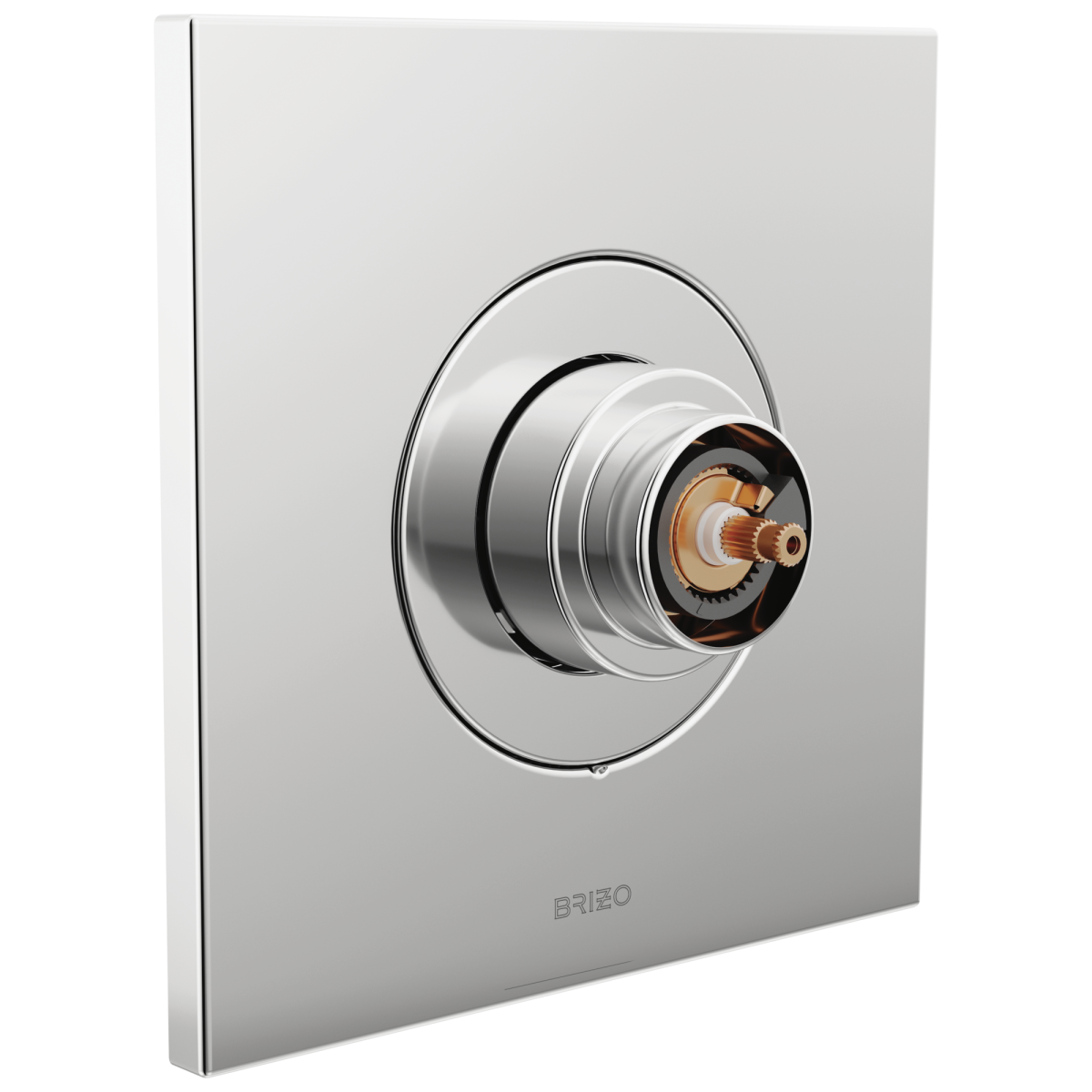 BRIZO Frank Lloyd Wright Sensori Thermostatic Valve Trim - Less Handle — Chrome