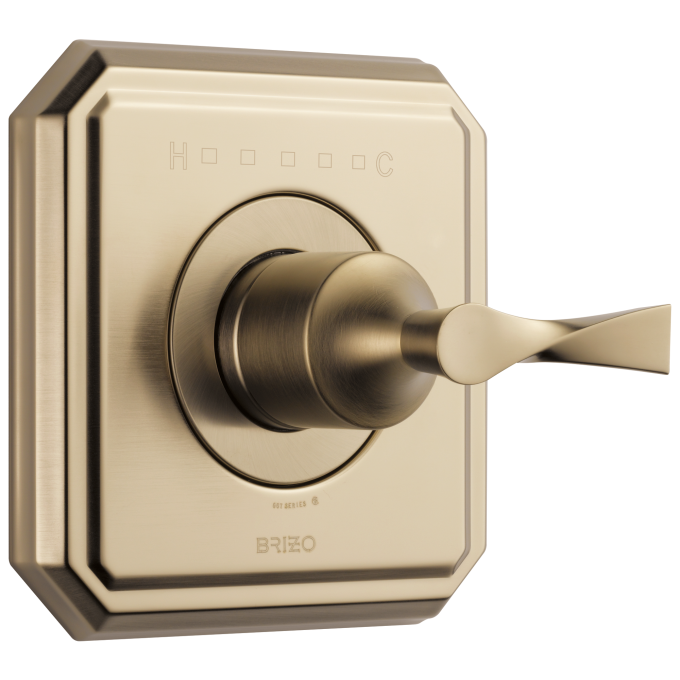BRIZO Virage Sensori Thermostatic Valve Trim — Luxe Gold