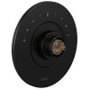BRIZO Litze Sensori Thermostatic Valve Trim - Less Handle — Matte Black