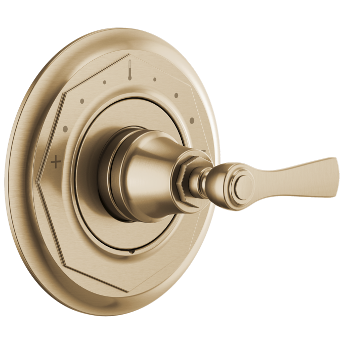 BRIZO Rook Sensori Thermostatic Valve Trim - Lever — Luxe Gold