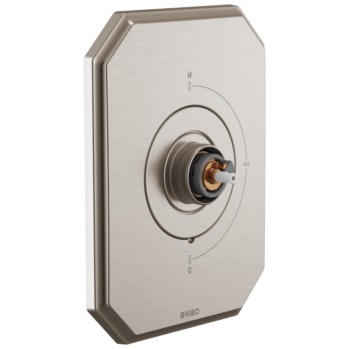 BRIZO Beauclere Sensori Thermostatic Valve Trim - Less Handle — Luxe Nickel