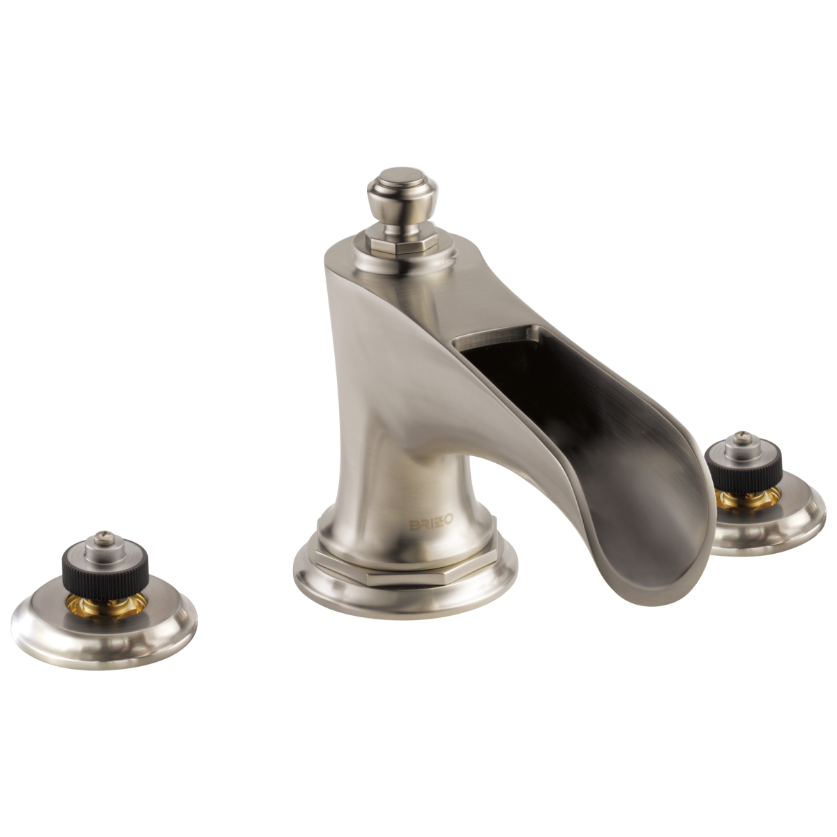 BRIZO Rook Roman Tub with Channel Spout - Less Handles — Luxe Nickel