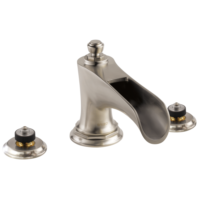 BRIZO Rook Roman Tub with Channel Spout - Less Handles — Luxe Nickel