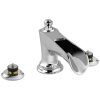 BRIZO Rook Roman Tub with Channel Spout - Less Handles — Chrome