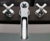 BRIZO Rook Roman Tub Faucet Cross Handle Kit — Chrome