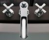 BRIZO Rook Roman Tub Faucet Cross Handle Kit — Chrome