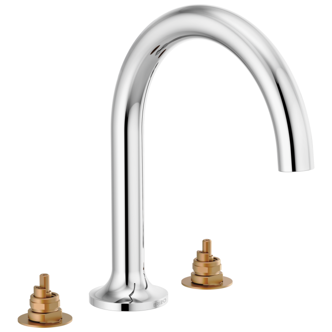 BRIZO Odin Roman Tub Faucet - Less Handles — Chrome
