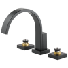 BRIZO Siderna Roman Tub Faucet - Less Handles — Matte Black