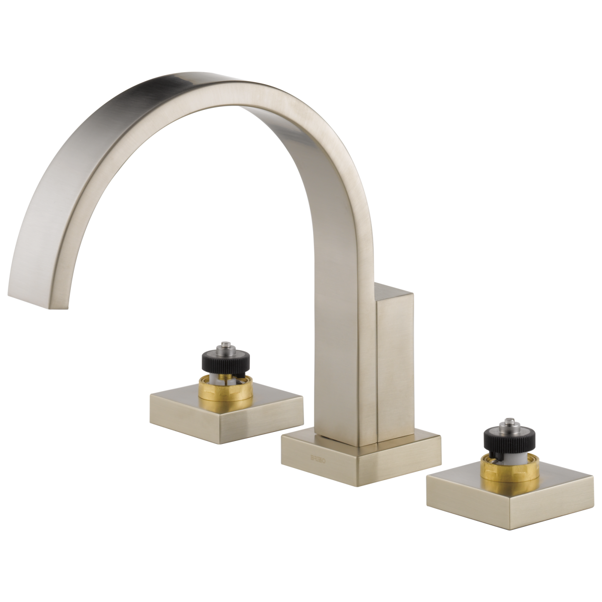 BRIZO Siderna Roman Tub Faucet - Less Handles — Brushed Nickel