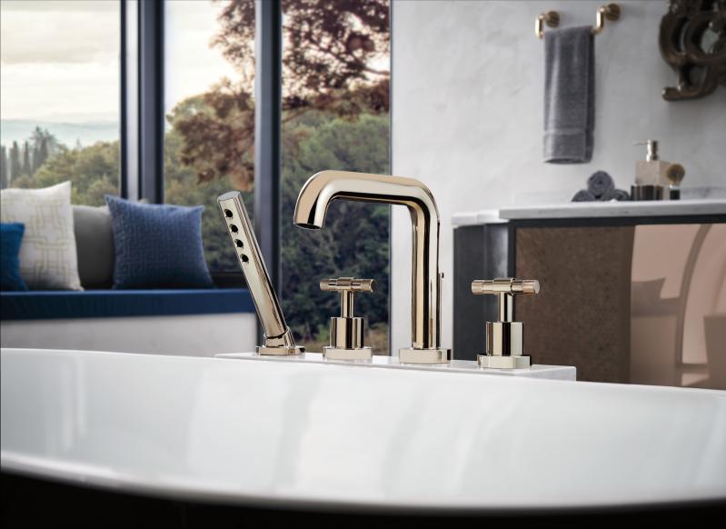 BRIZO Litze 8" Towel Bar — Polished Nickel