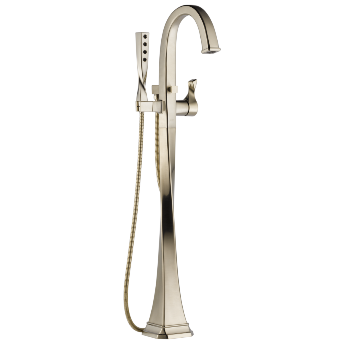 BRIZO Virage Single-Handle Freestanding Tub Filler — Brushed Nickel
