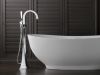 BRIZO Virage Single-Handle Freestanding Tub Filler — Chrome