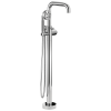 BRIZO Litze Single-Handle Freestanding Tub Filler - Less Handle — Chrome