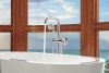 BRIZO Litze Single-Handle Freestanding Tub Filler - Less Handle — Chrome