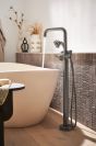 BRIZO Litze Single-Handle Freestanding Tub Filler - Less Handle — Luxe Steel