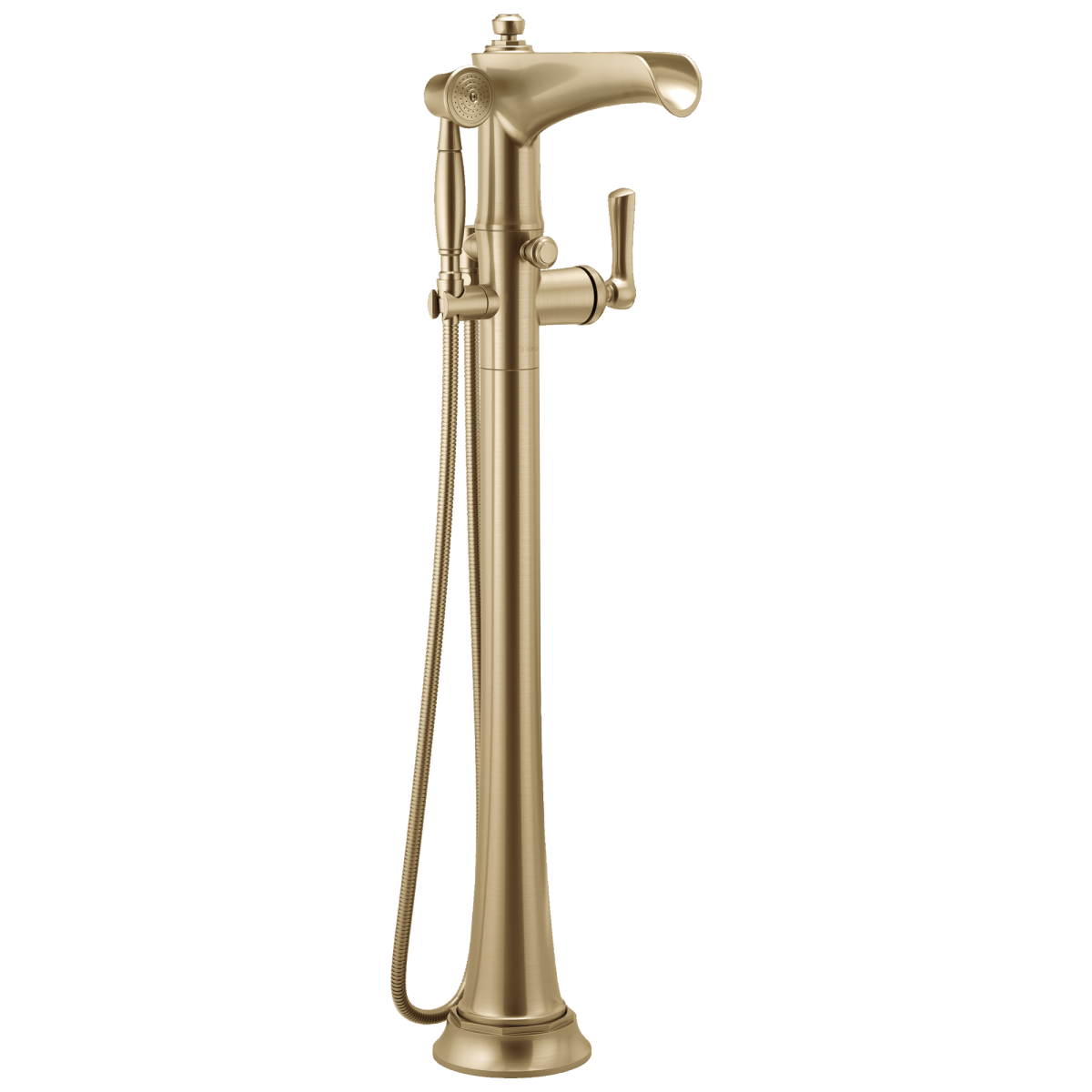 BRIZO Rook Single-Handle Freestanding Tub Filler — Luxe Gold