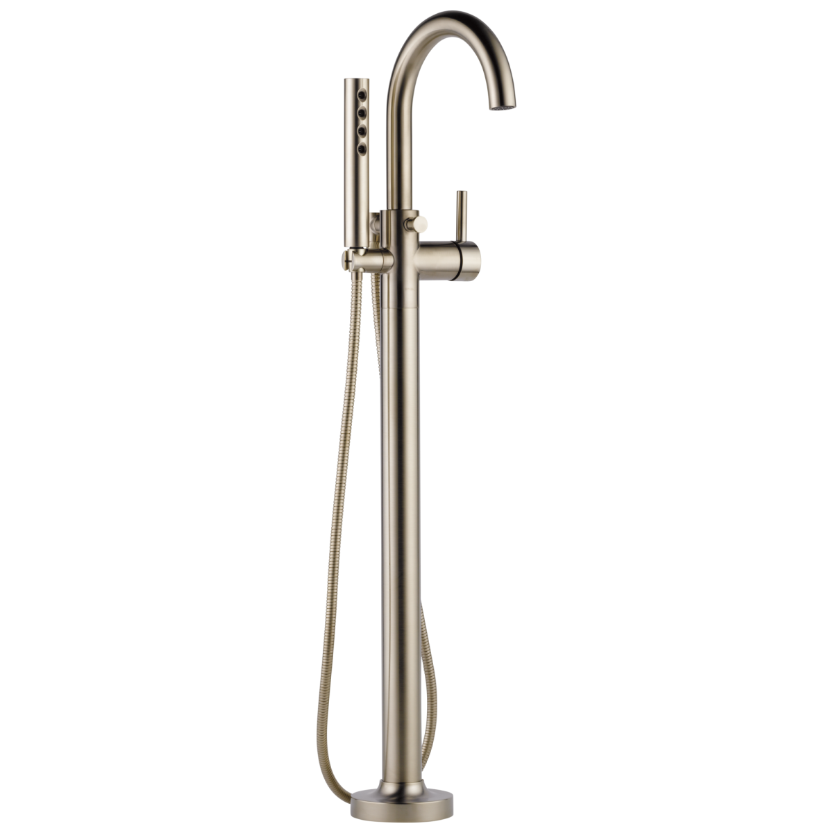 BRIZO Odin Single-Handle Freestanding Tub Filler — Brushed Nickel