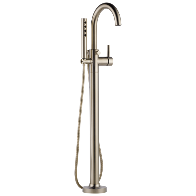 BRIZO Odin Single-Handle Freestanding Tub Filler — Brushed Nickel