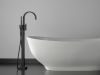 BRIZO Siderna Single-Handle Freestanding Tub Filler — Matte Black