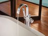 BRIZO Siderna Single-Handle Freestanding Tub Filler — Chrome