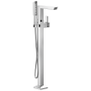 BRIZO Vettis Single-Handle Floor Mount Tub Filler — Chrome