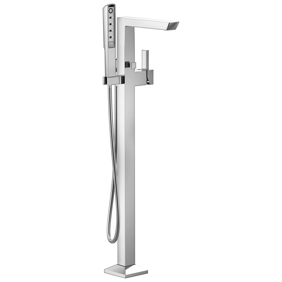 BRIZO Vettis Single-Handle Floor Mount Tub Filler — Chrome