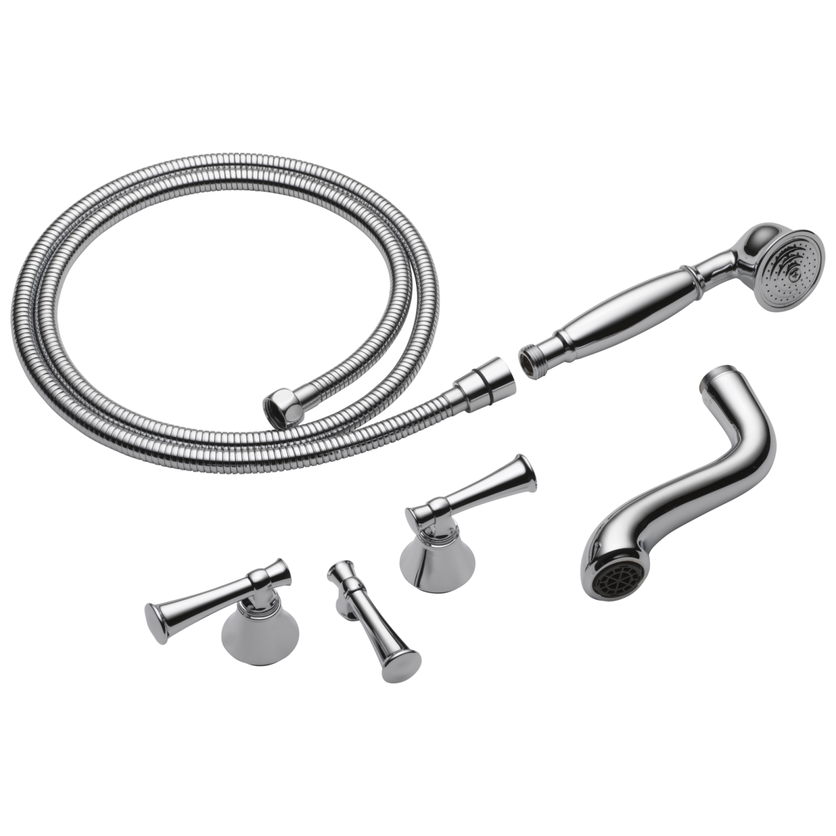 BRIZO Baliza Two-Handle Tub Filler Trim Kit — Chrome