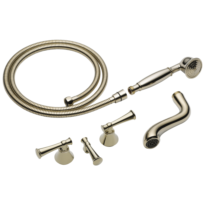 BRIZO Baliza Two-Handle Tub Filler Trim Kit — Polished Nickel