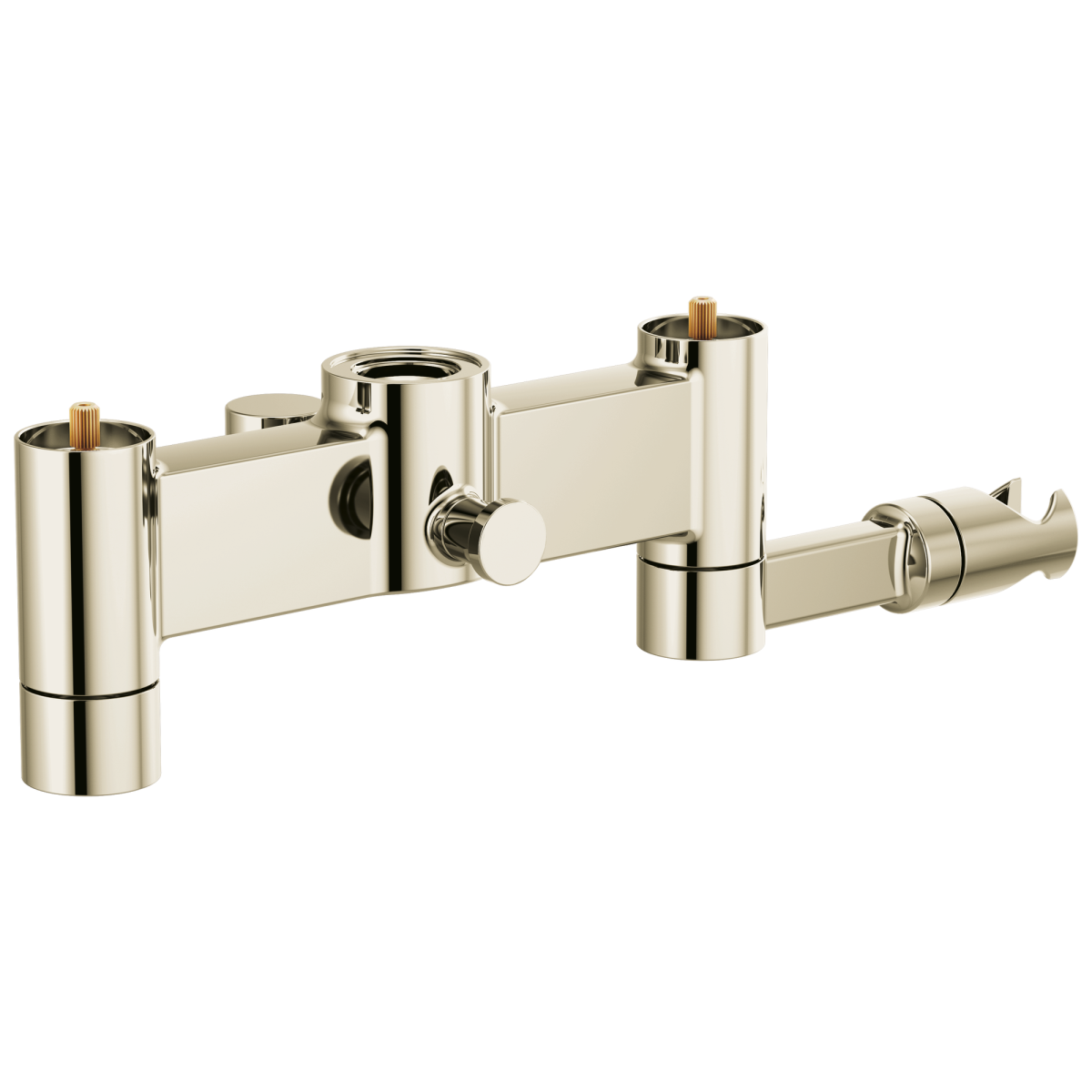 BRIZO Frank Lloyd Wright Two-Handle Tub Filler Body Assembly - Less Handles — Polished Nickel