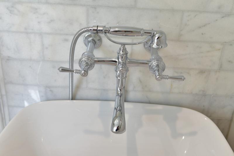 BRIZO Traditional Wall Mount Tub Filler Unions — Chrome