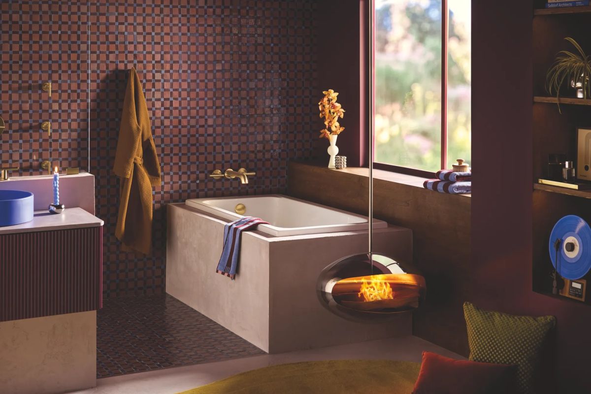 BRIZO Roccesco Sensori Volume Control Trim with Lever Handle — Luxe Gold